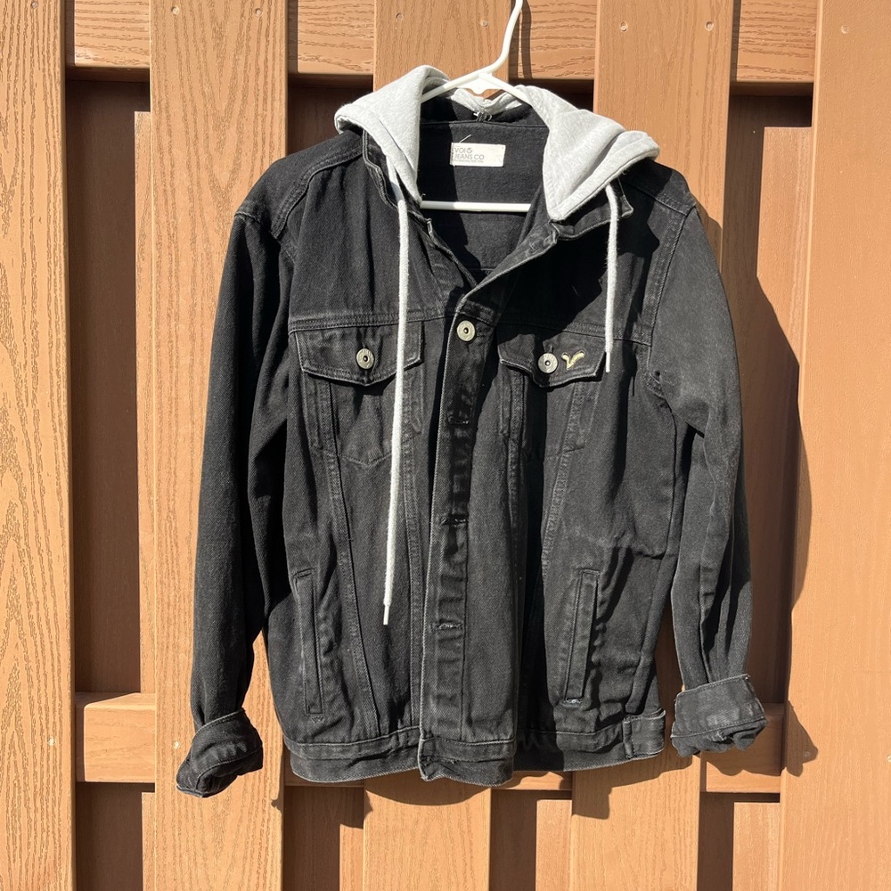 Von Jeans Hooded Jean Jacket